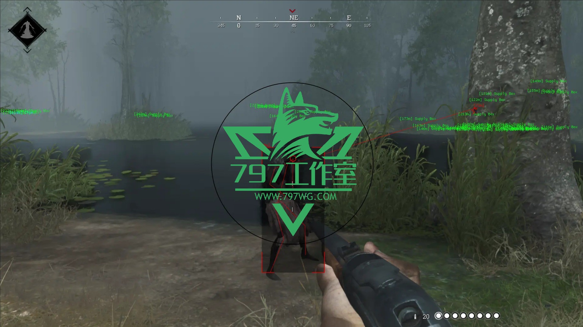 猎杀对决辅助【SA】国外内部透视自瞄追踪多功能HUNTshowdown